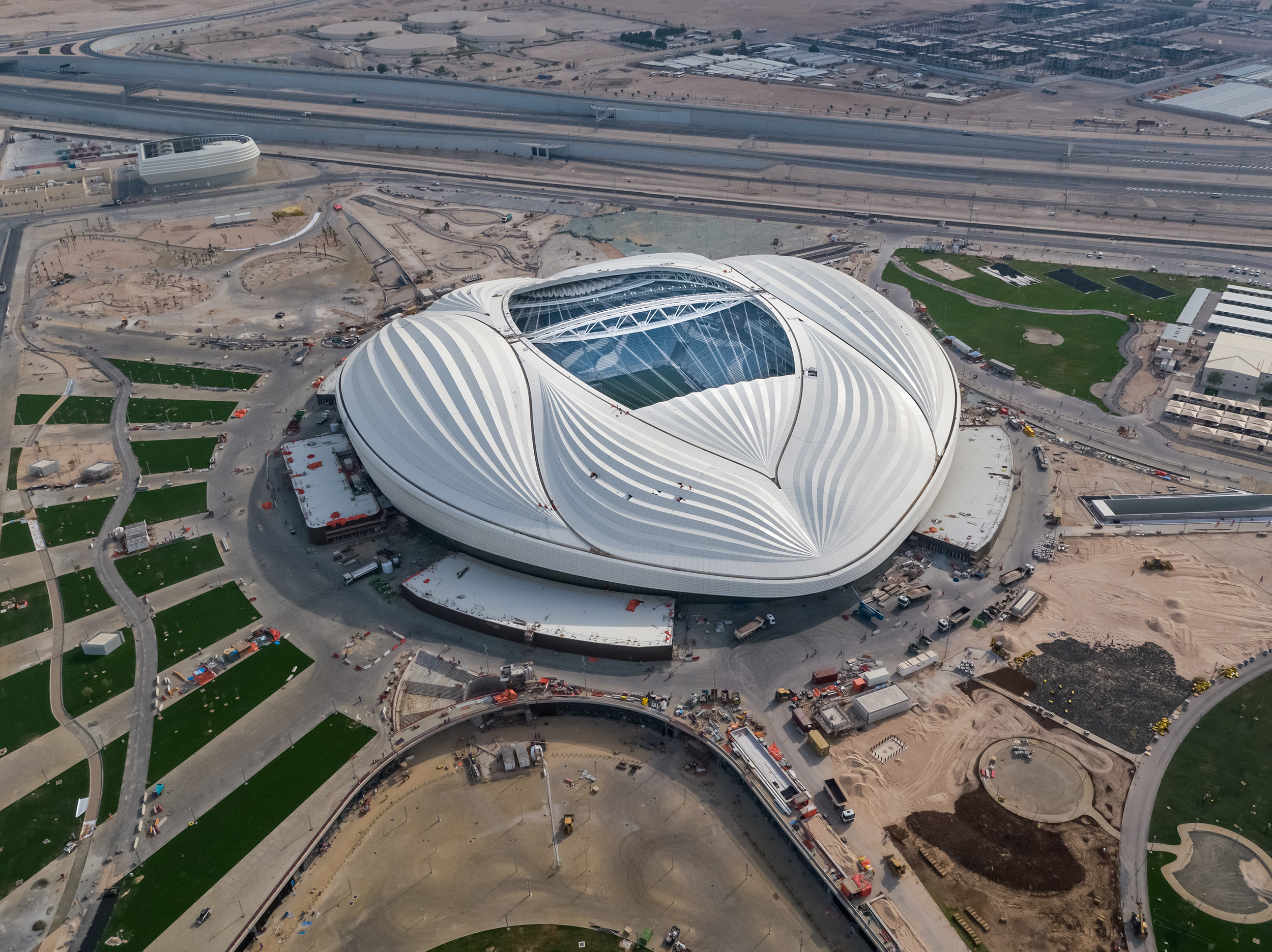 Picture of stadium in Qatar